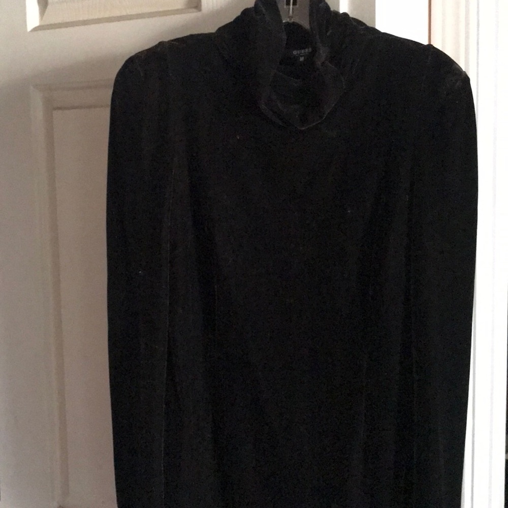 Black velvet Guess dress